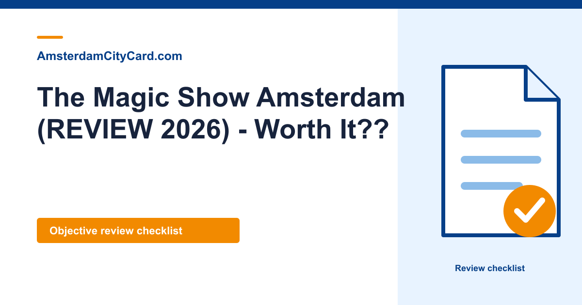 The Magic Show Amsterdam (REVIEW 2026) - Worth It??