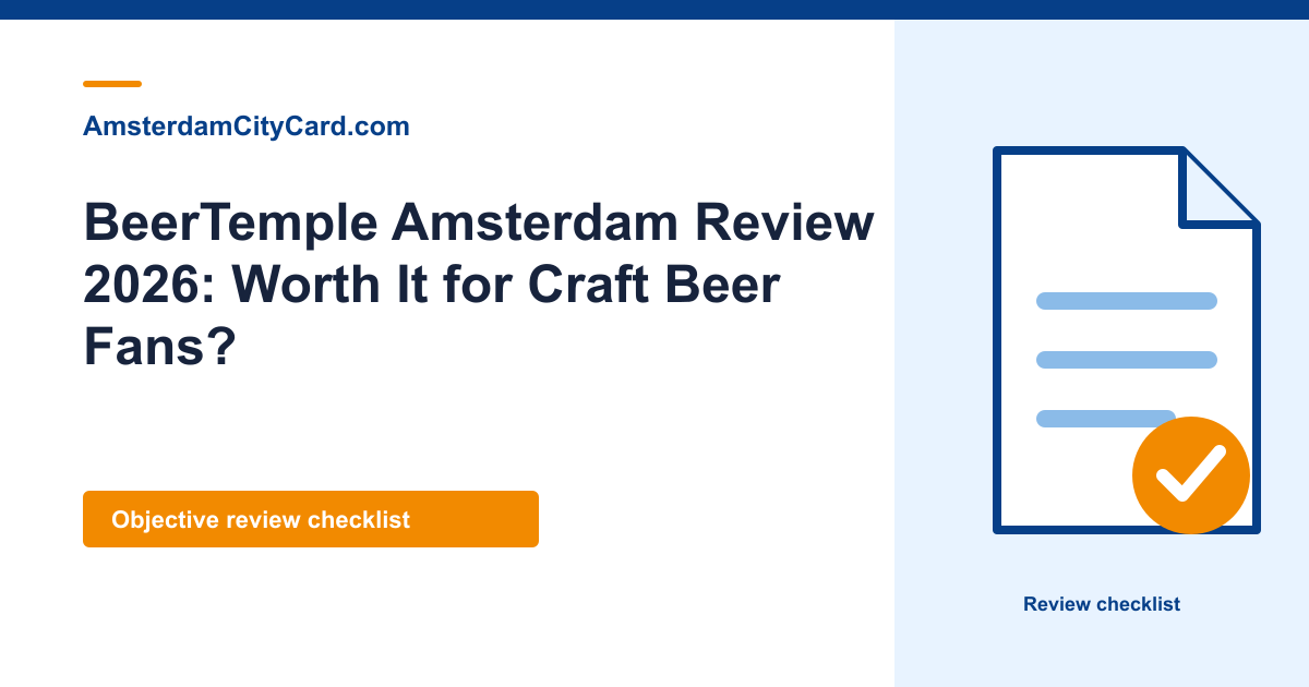BeerTemple Amsterdam Review 2026: Worth It for Craft Beer Fans?
