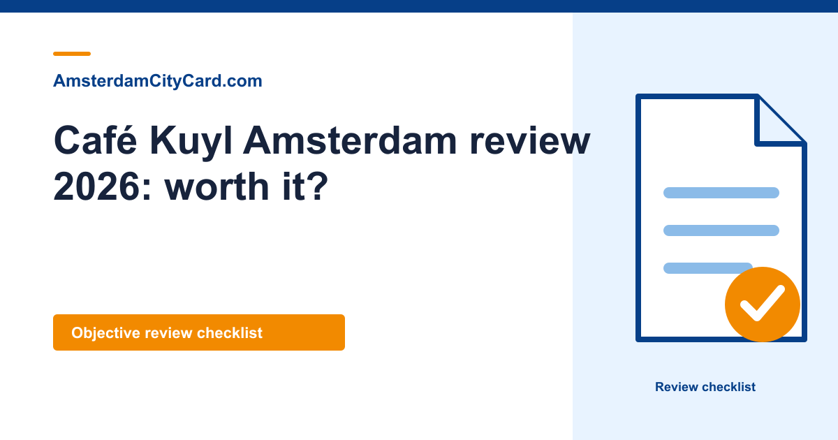Café Kuyl Amsterdam review 2026: worth it?