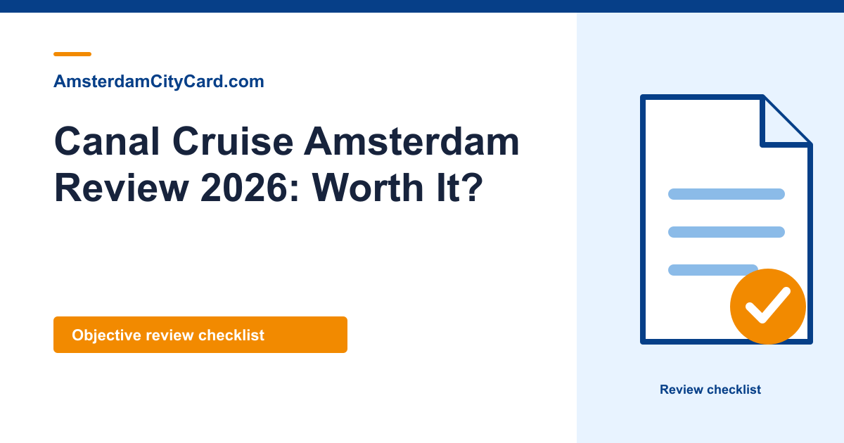 Canal Cruise Amsterdam Review 2026: Worth It?