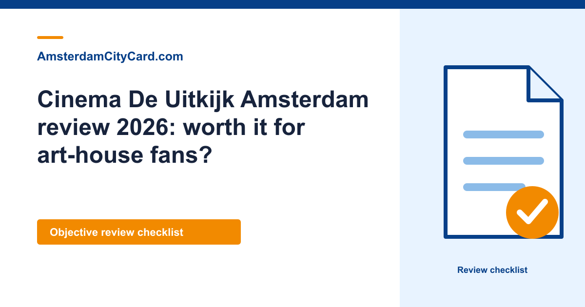Cinema De Uitkijk Amsterdam review 2026: worth it for art-house fans?