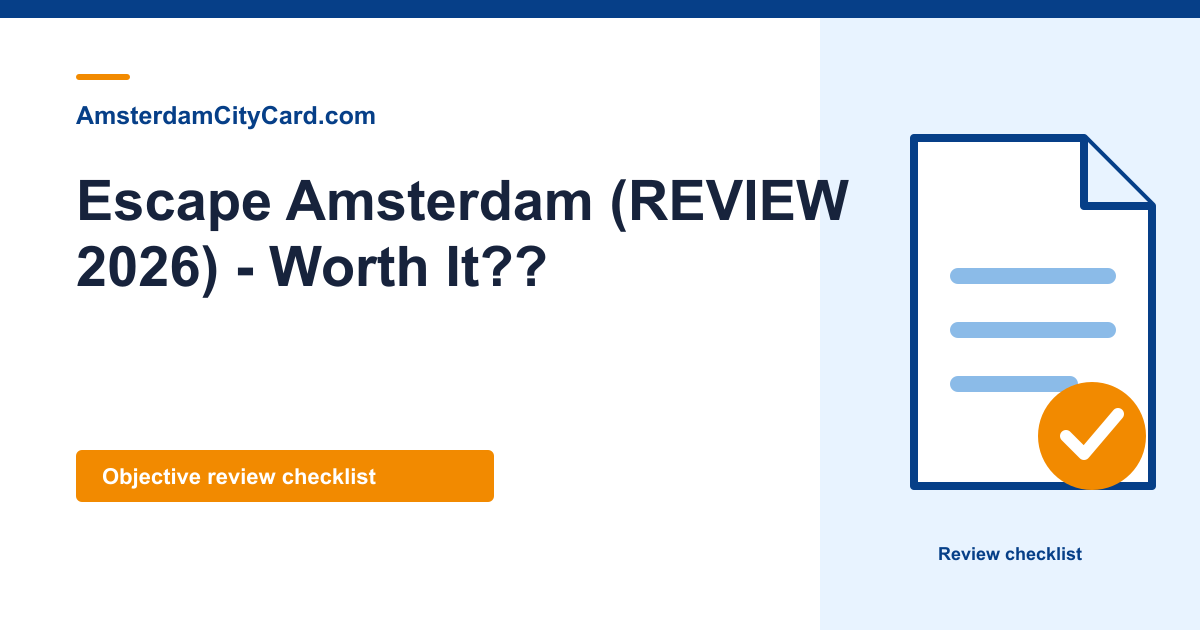 Escape Amsterdam (REVIEW 2026) - Worth It??