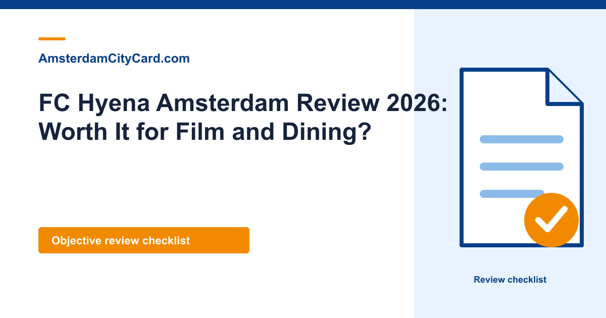 FC Hyena Amsterdam Review 2026: Worth It for Film and Dining?