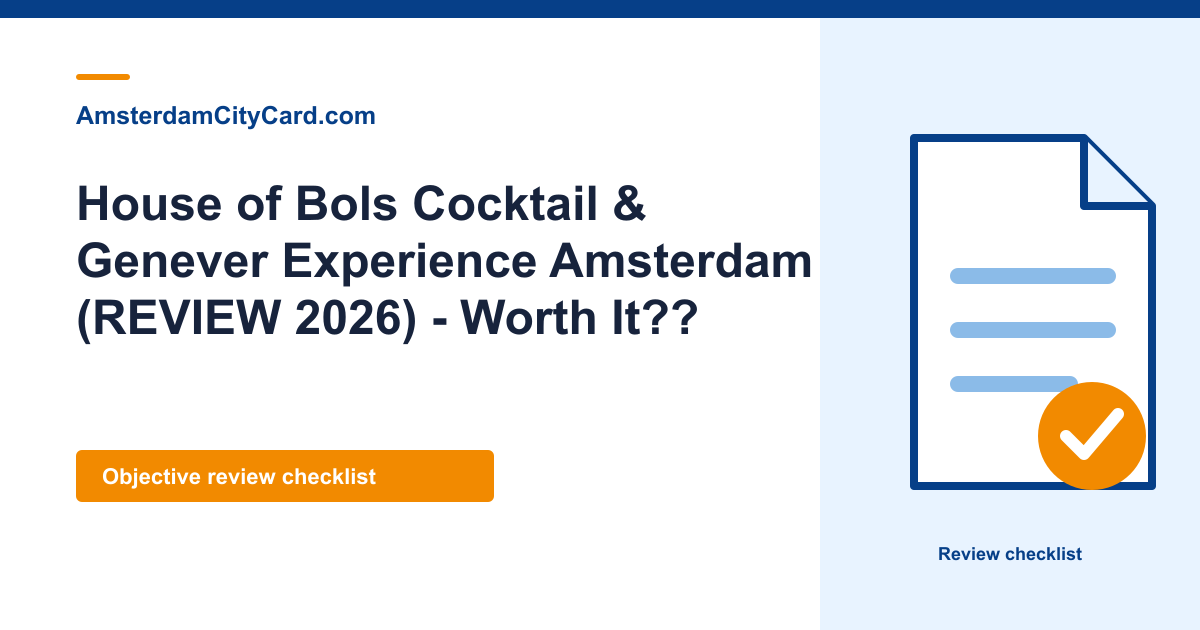 House of Bols Cocktail & Genever Experience Amsterdam (REVIEW 2026) - Worth It??