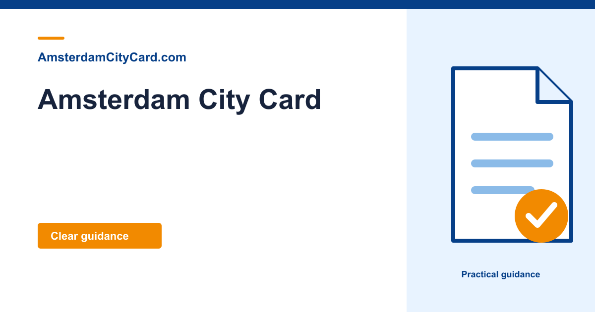Amsterdam City Card