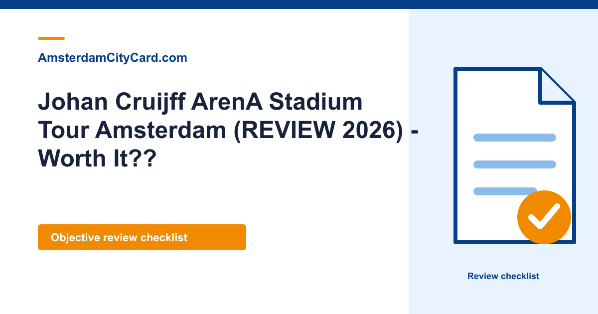 Johan Cruijff ArenA Stadium Tour Amsterdam (REVIEW 2026) - Worth It??