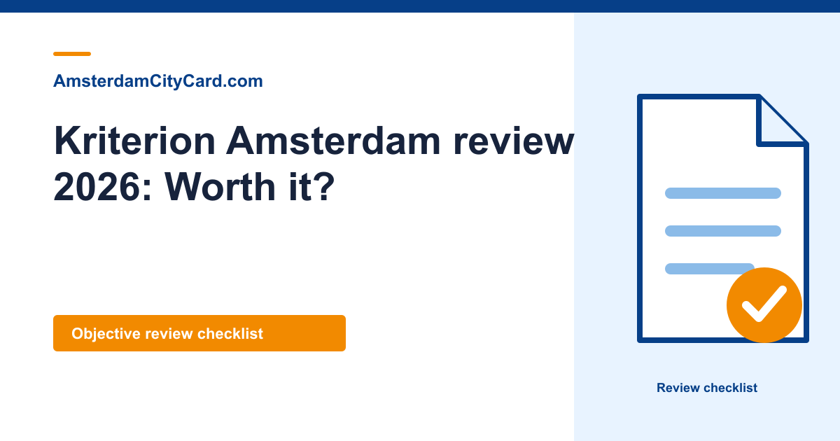 Kriterion Amsterdam review 2026: Worth it?
