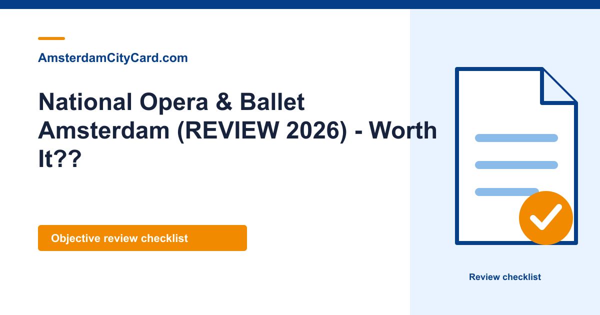 National Opera & Ballet Amsterdam (REVIEW 2026) - Worth It??