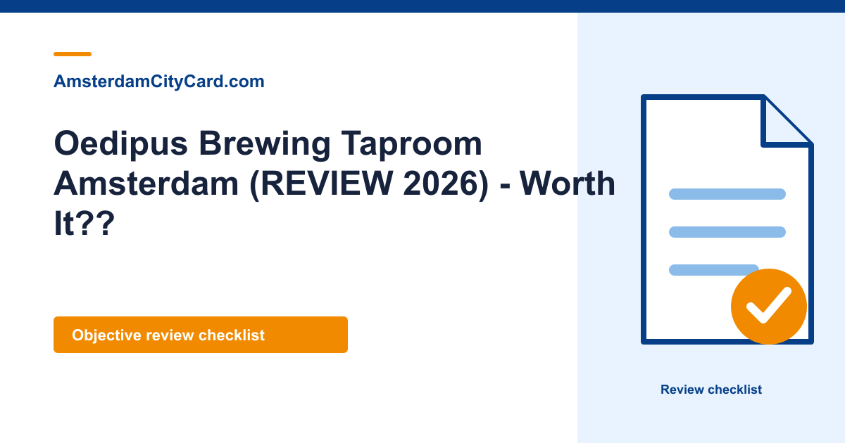Oedipus Brewing Taproom Amsterdam (REVIEW 2026) - Worth It??