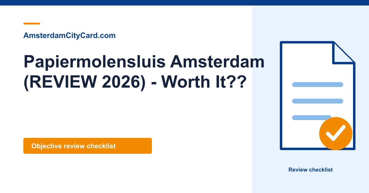 Papiermolensluis Amsterdam (REVIEW 2026) - Worth It??