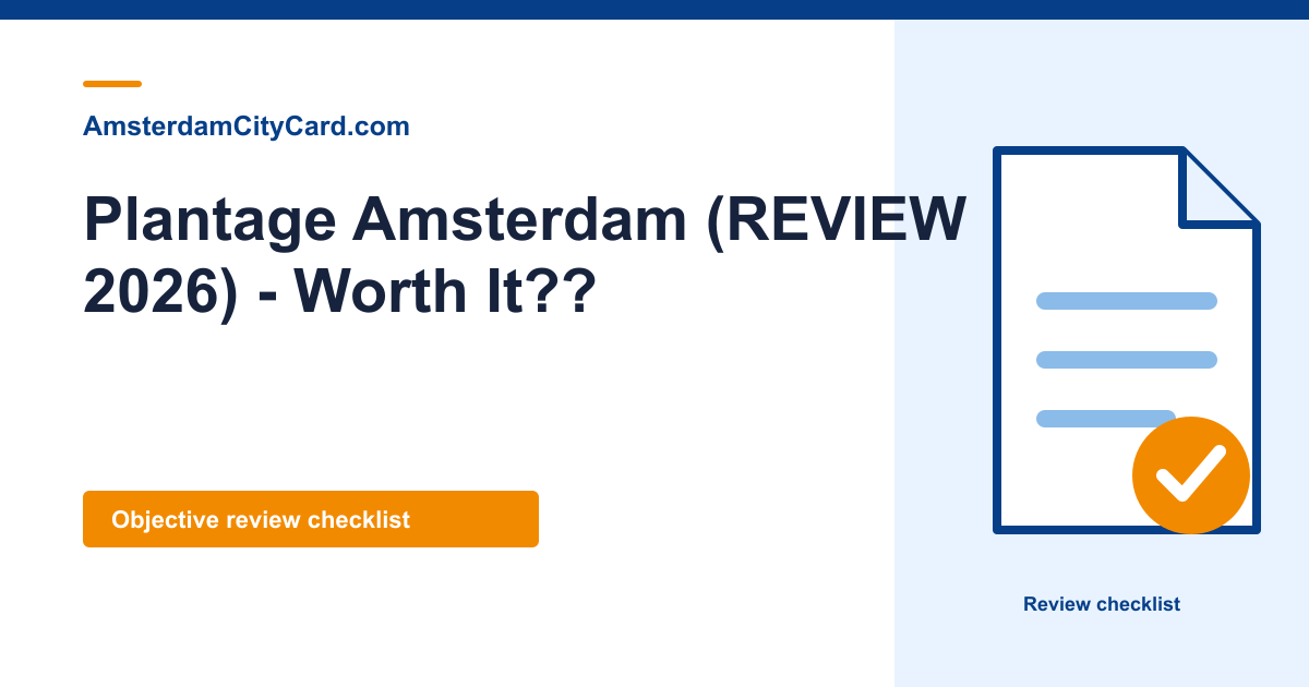 Plantage Amsterdam (REVIEW 2026) - Worth It??