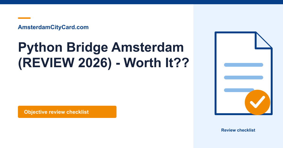 Python Bridge Amsterdam (REVIEW 2026) - Worth It??