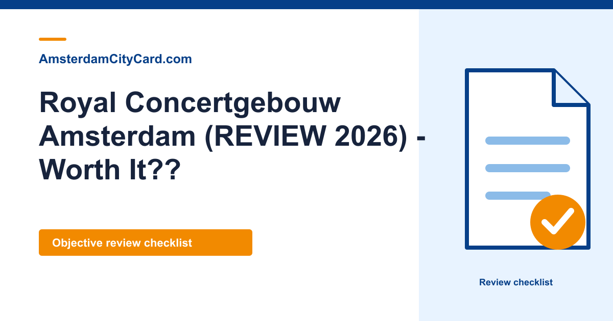 Royal Concertgebouw Amsterdam (REVIEW 2026) - Worth It??