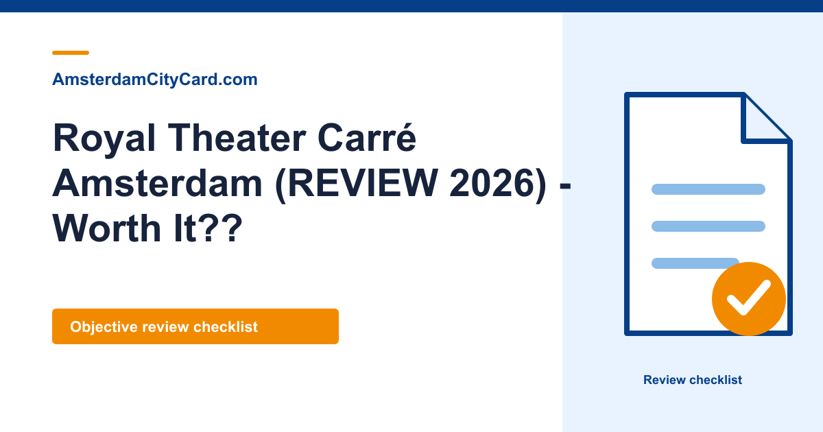 Royal Theater Carré Amsterdam (REVIEW 2026) - Worth It??