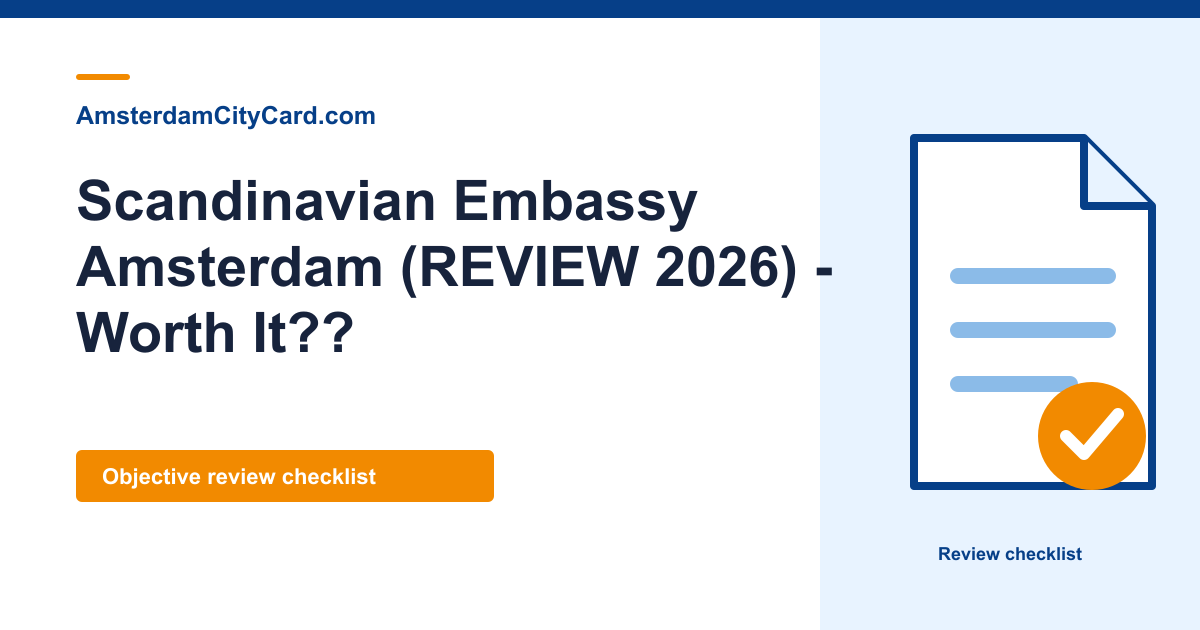 Scandinavian Embassy Amsterdam (REVIEW 2026) - Worth It??