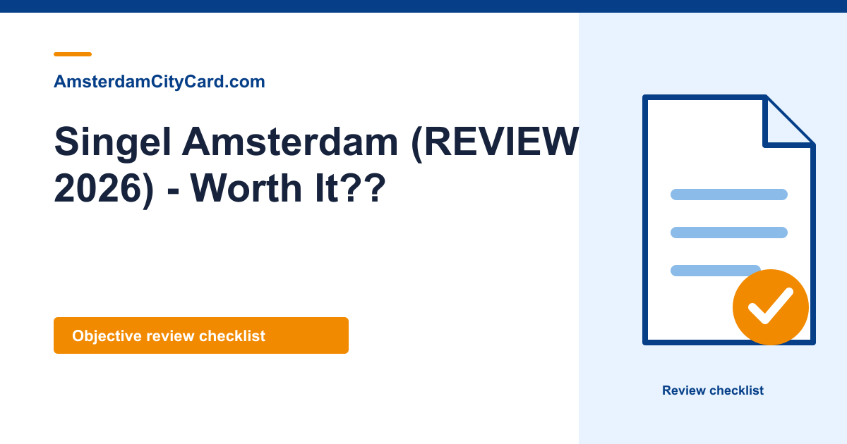 Singel Amsterdam (REVIEW 2026) - Worth It??