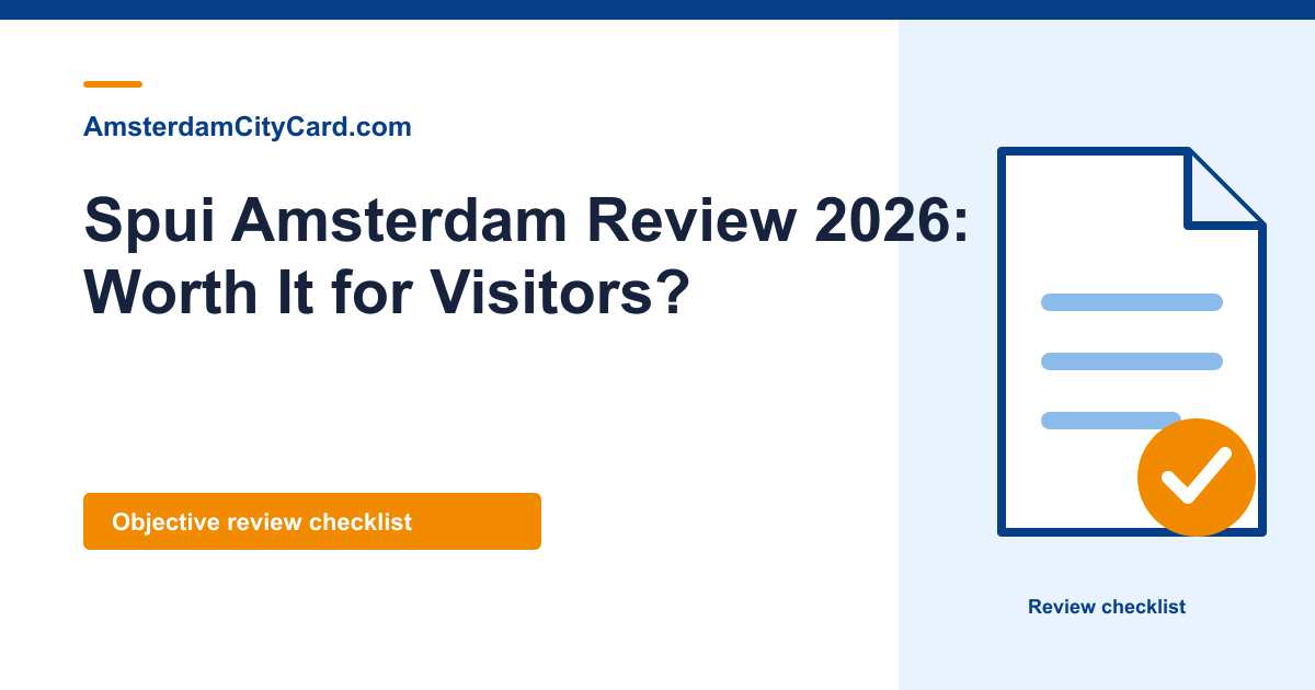 Spui Amsterdam Review 2026: Worth It for Visitors?