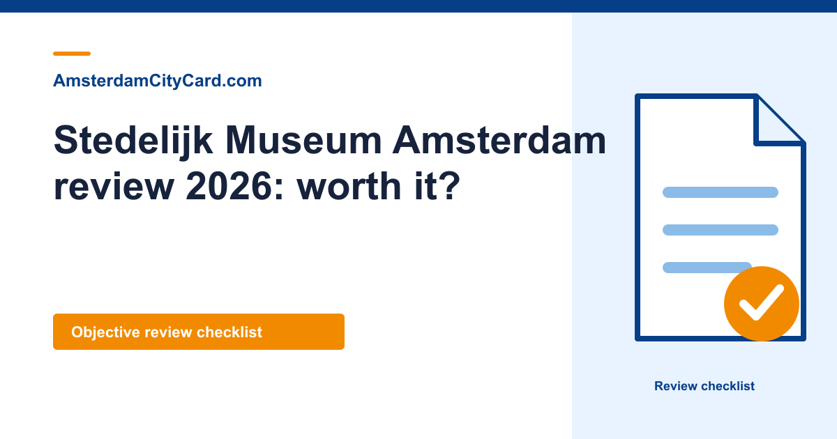 Stedelijk Museum Amsterdam review 2026: worth it?