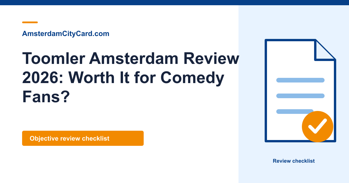 Toomler Amsterdam Review 2026: Worth It for Comedy Fans?