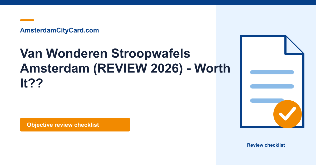 Van Wonderen Stroopwafels Amsterdam (REVIEW 2026) - Worth It??