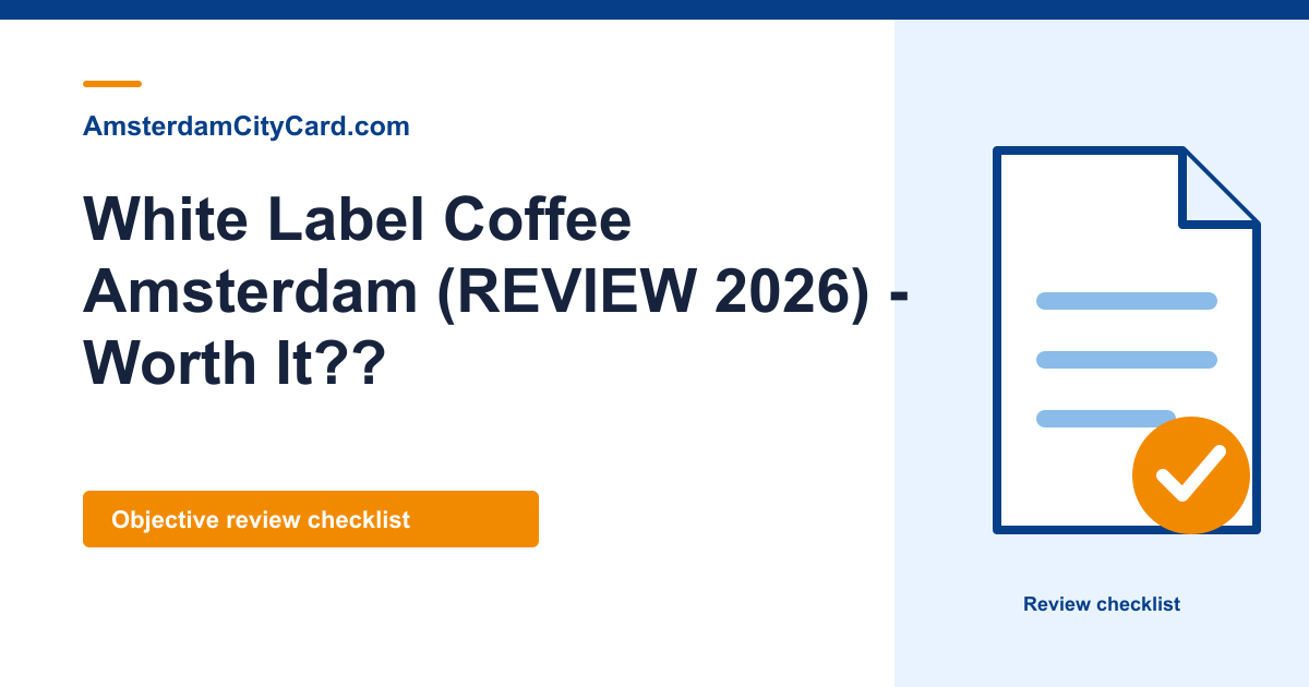 White Label Coffee Amsterdam (REVIEW 2026) - Worth It??
