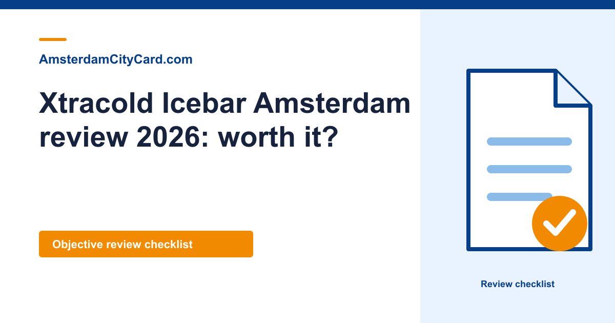 Xtracold Icebar Amsterdam review 2026: worth it?